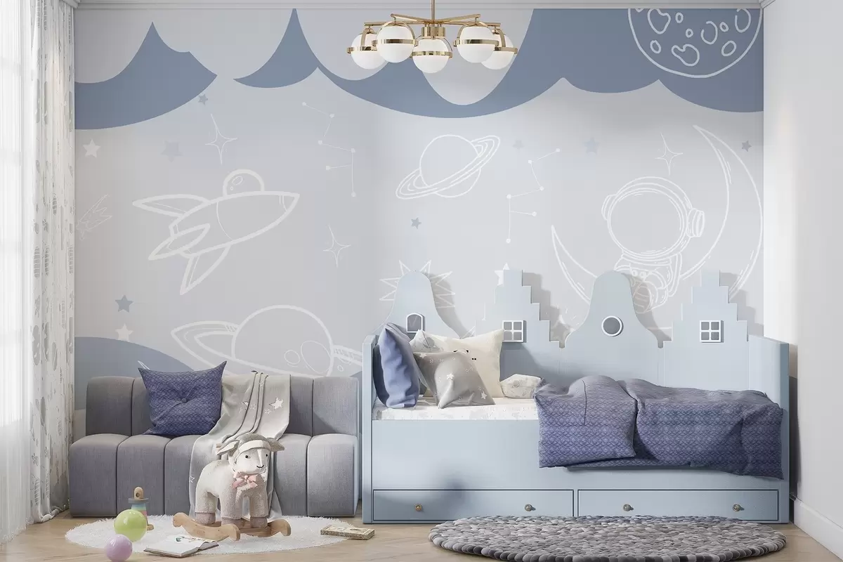 wall murals Space adventures w04740v1