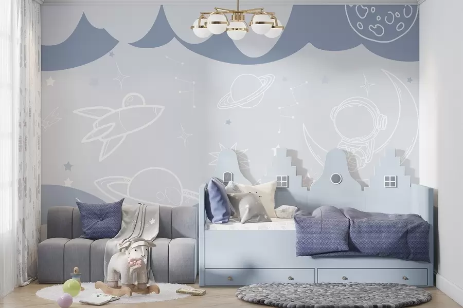 wall murals Space adventures w04740v1