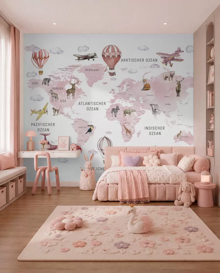 wall murals Rose Atlas in German c00001dev3