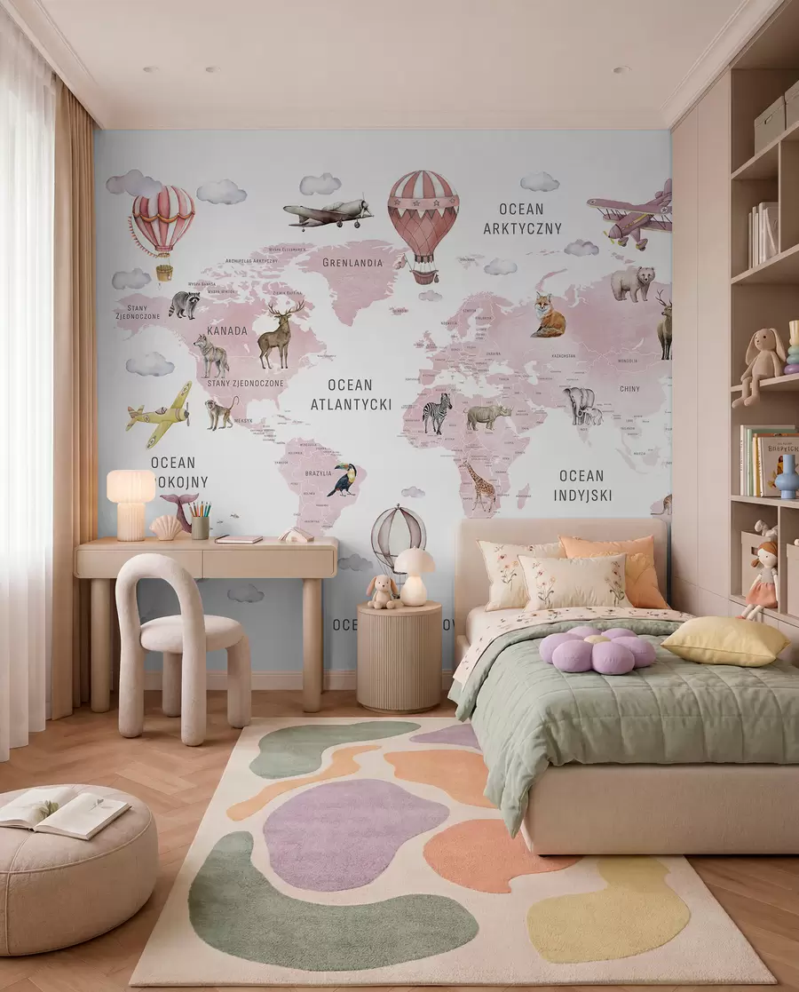 wall murals Rose Atlas in Polish c00001plv3