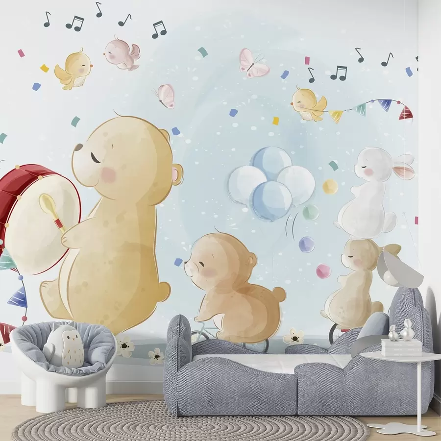 wall murals Fairytale animals w04762