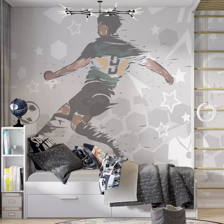 wall murals Soccer player, sports w04763