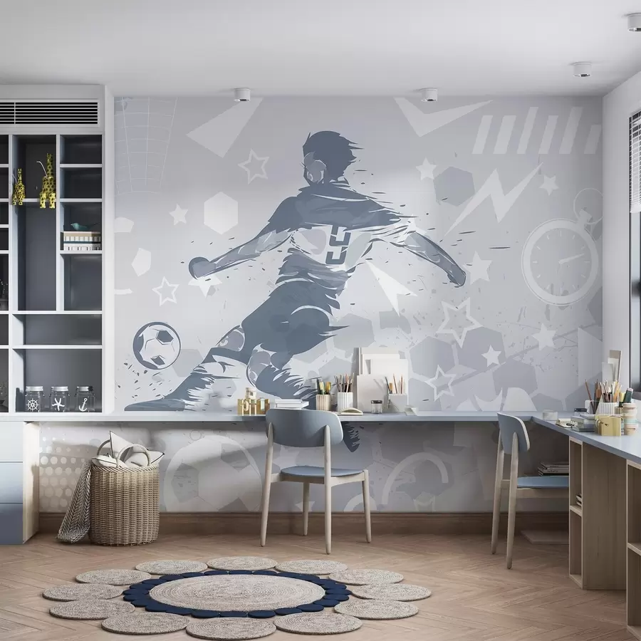 wall murals Soccer player, sports w04763v1