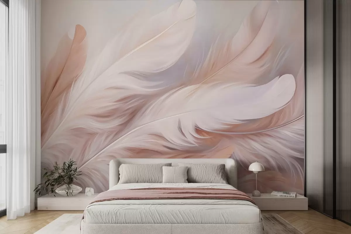 wall murals Feathers w04775