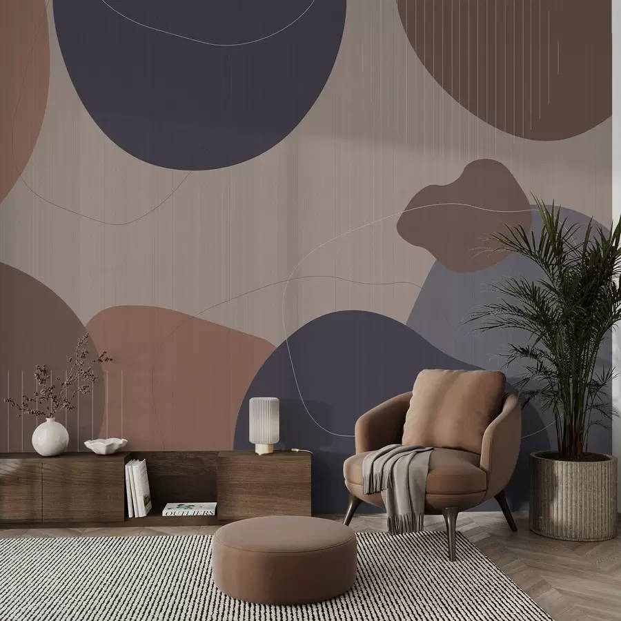wall murals Abstract circles w04759