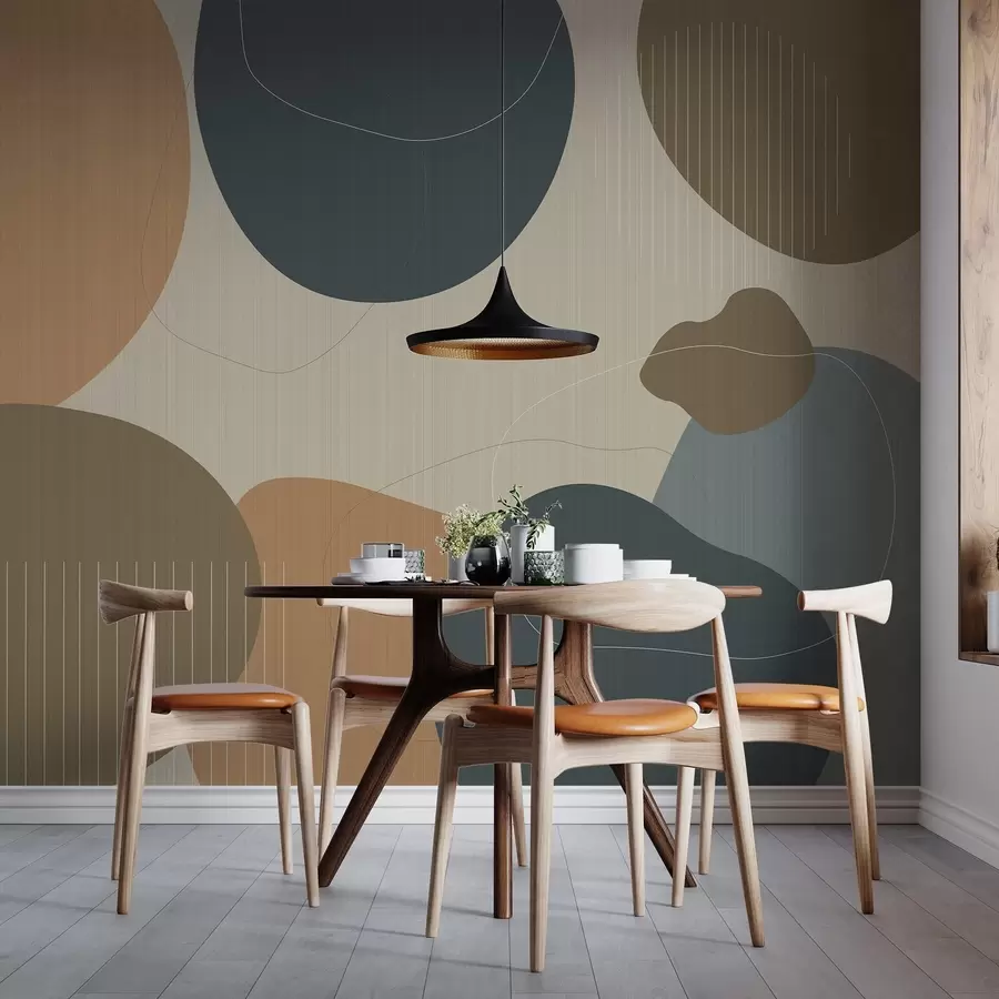 wall murals Abstract circles w04759v1