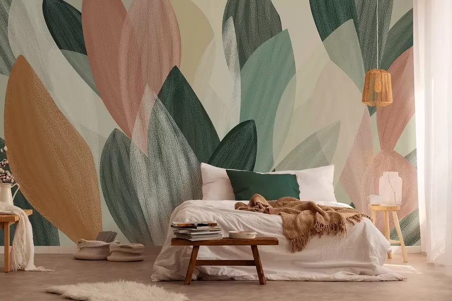 wall murals fantasy leaves  w04757