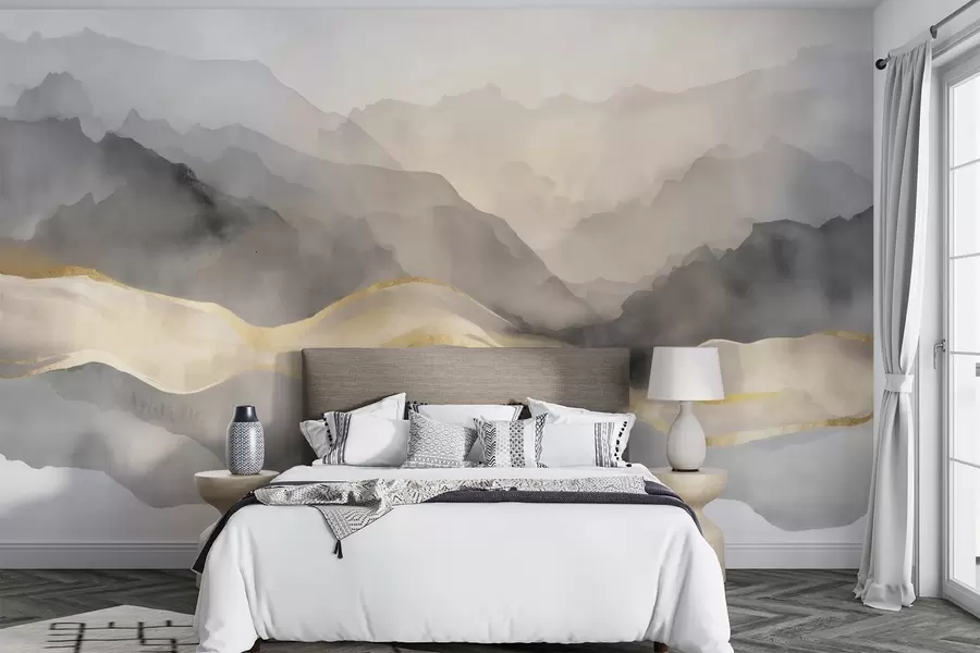 wall murals Watercolour smudges w04802