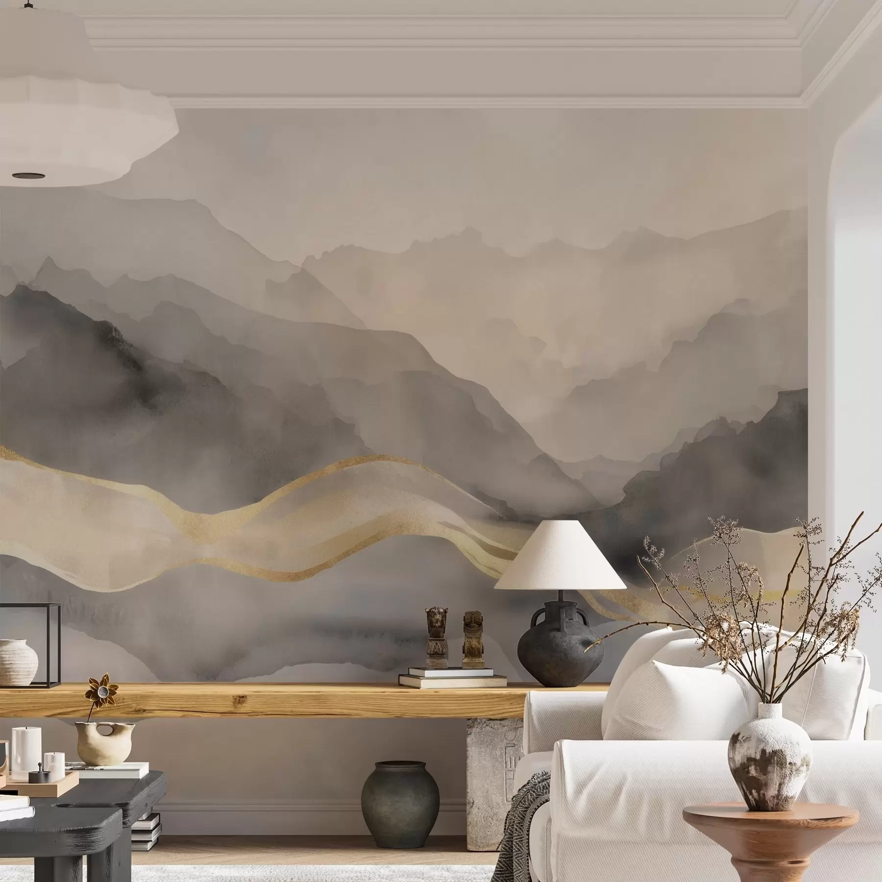 wall murals Watercolour smudges w04802