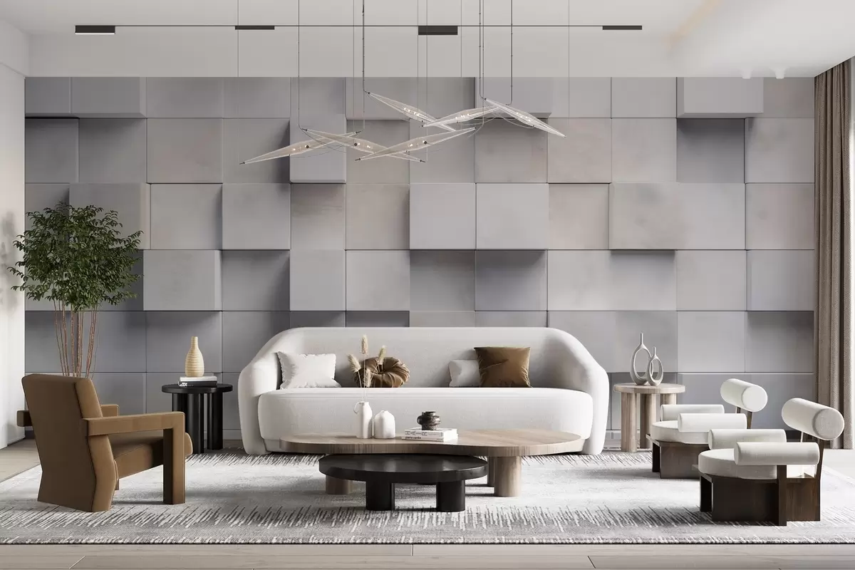 wall murals Square blocks w04806