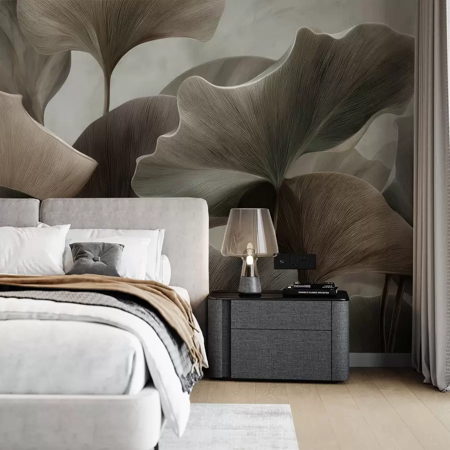 Wall murals Large leaves w04847 buy UK - Uwalls.co.uk wall murals Large leaves w04847