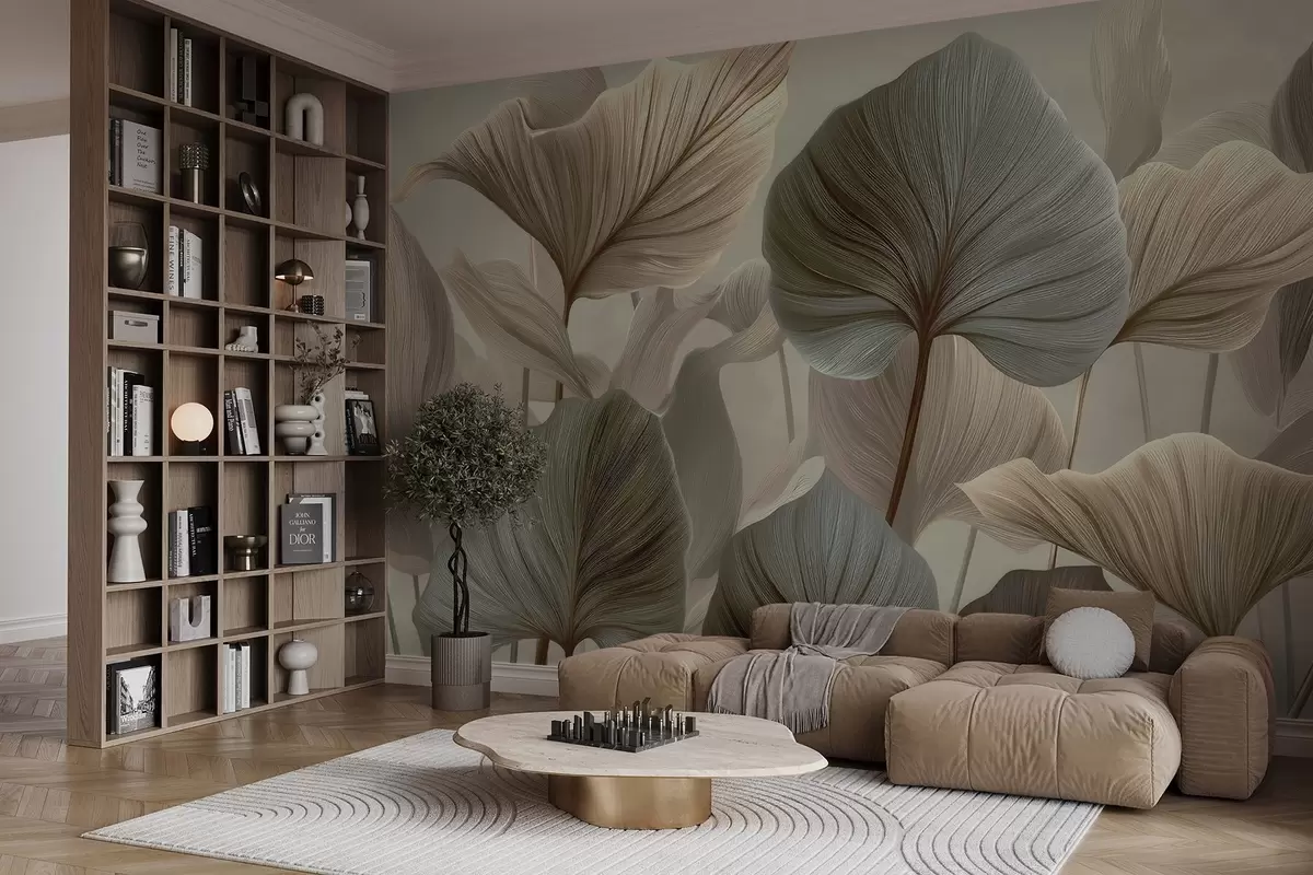 wall murals Leaves w04848
