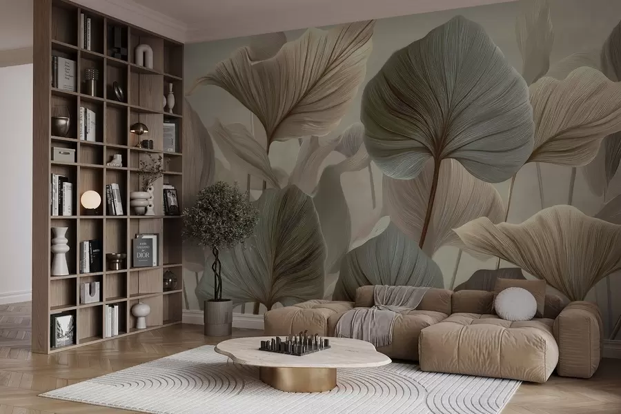 wall murals Leaves w04848