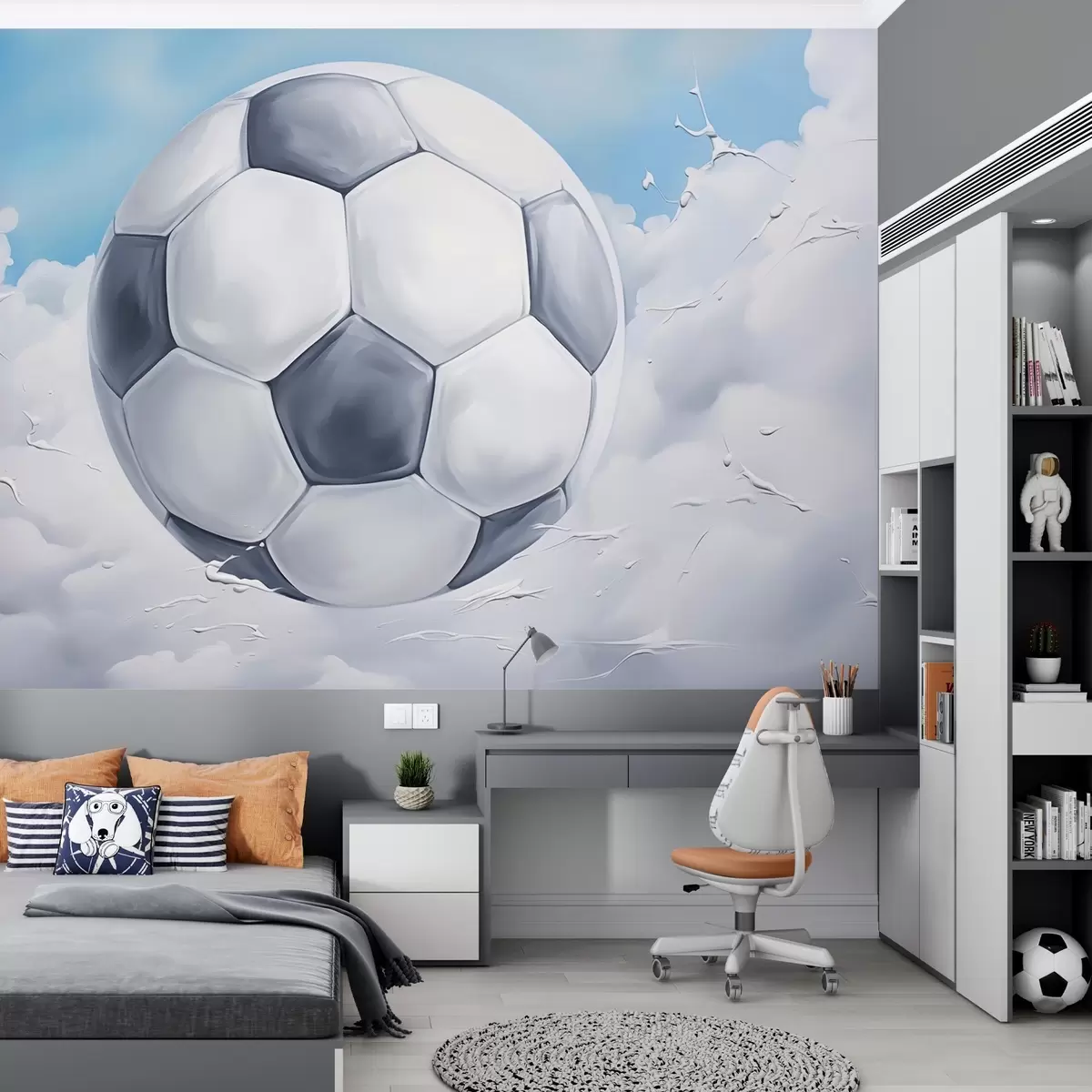 wall murals Soccer ball w04822