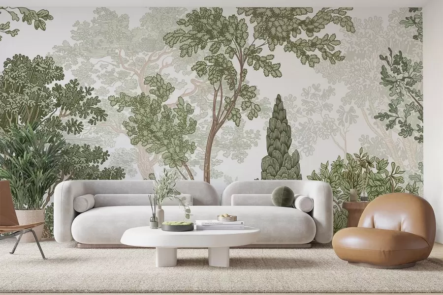 wall murals Trees w04851