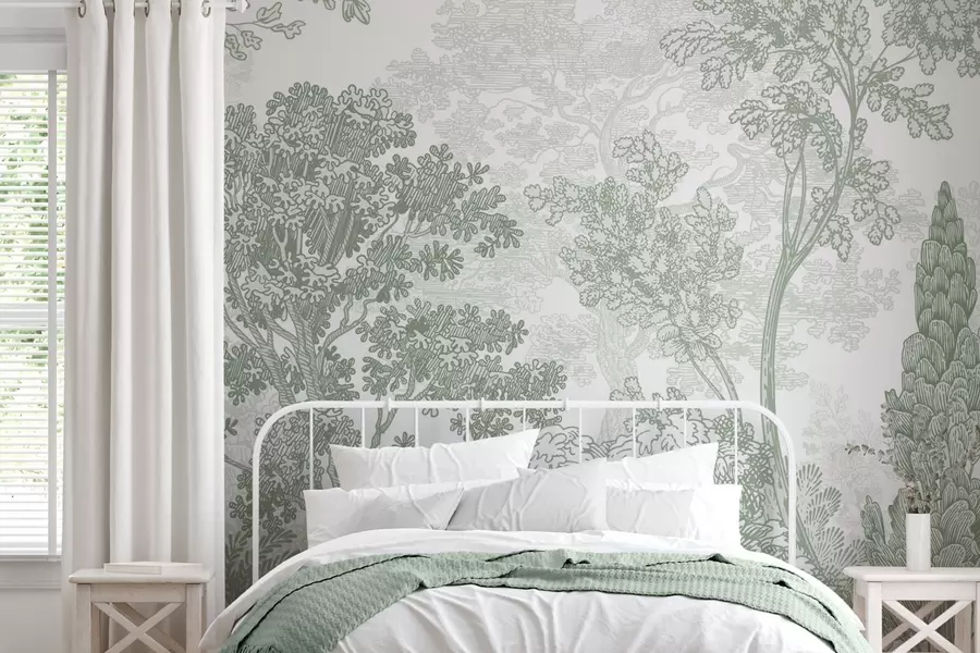 wall murals Trees w04851v2