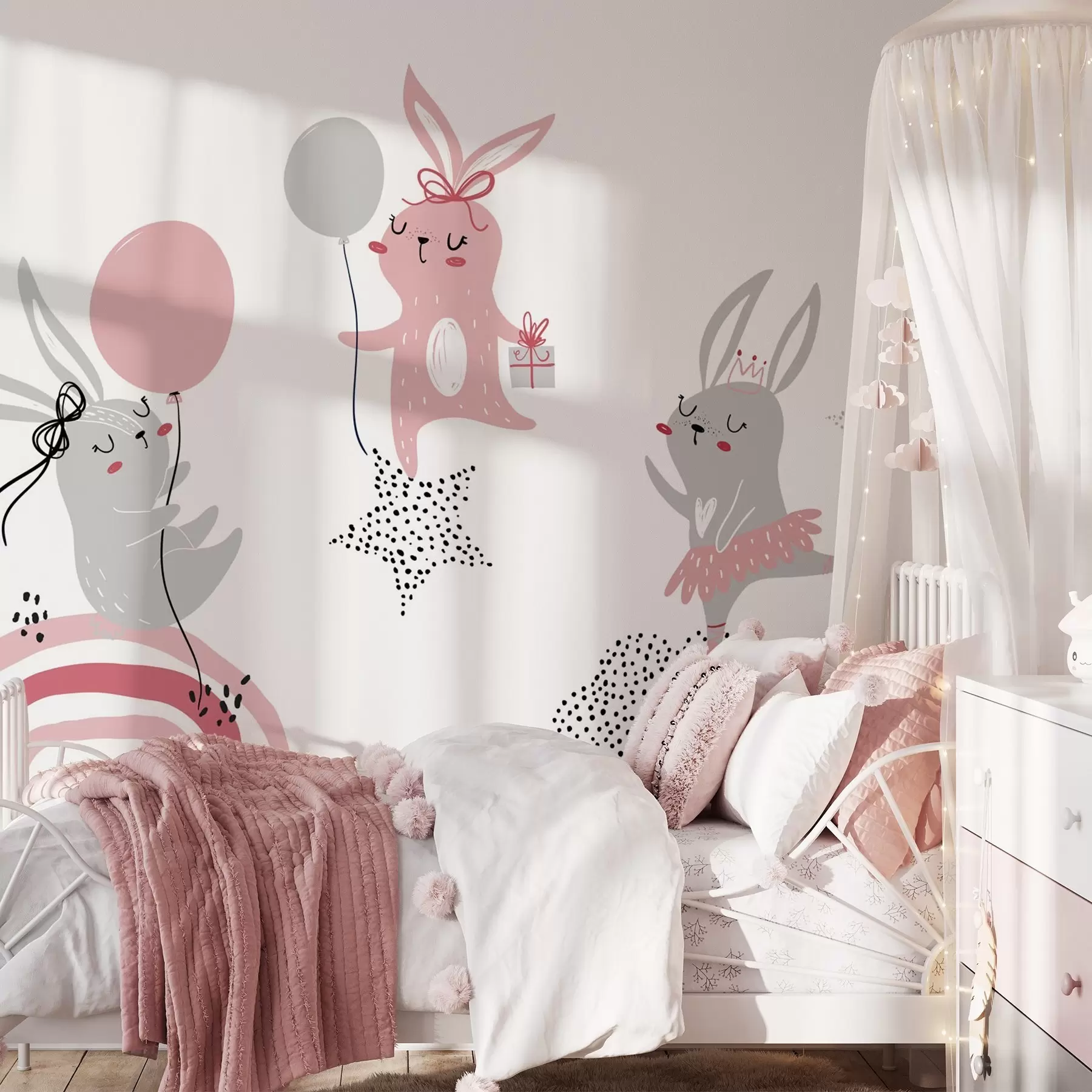 Wall murals Cute bunnies w04852 buy UK - Uwalls.co.uk wall murals Cute bunnies w04852