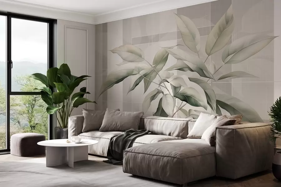 wall murals Graceful tree branch w04840