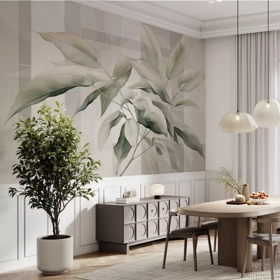 wall murals Graceful tree branch w04840