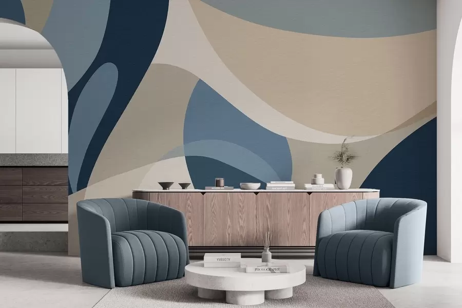 wall murals Geometric abstraction w04843