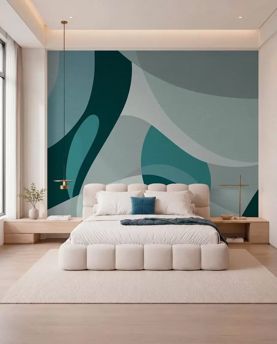 wall murals Geometric abstraction w04843v2