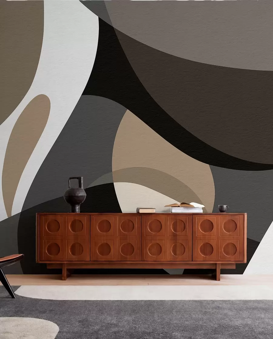 wall murals Geometric abstraction w04843v3
