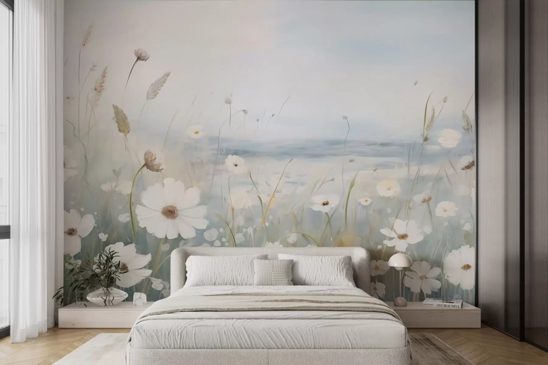 wall murals Flower field w04867
