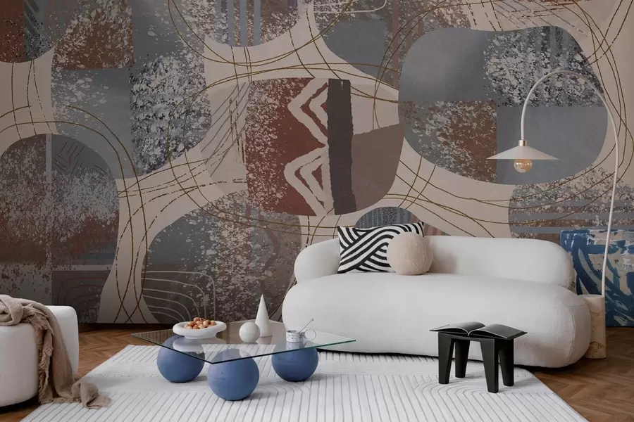 wall murals contemporary abstraction w04871