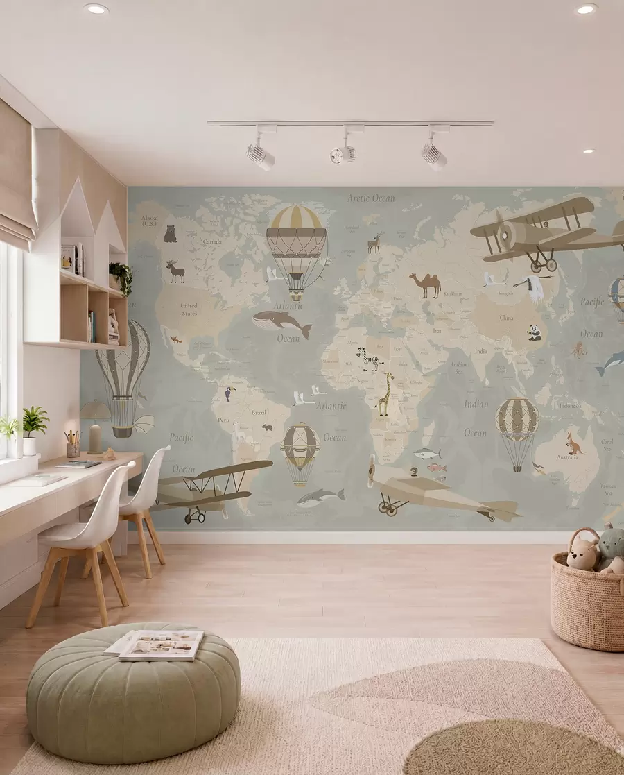 wall murals Little Sky Atlas c00003en