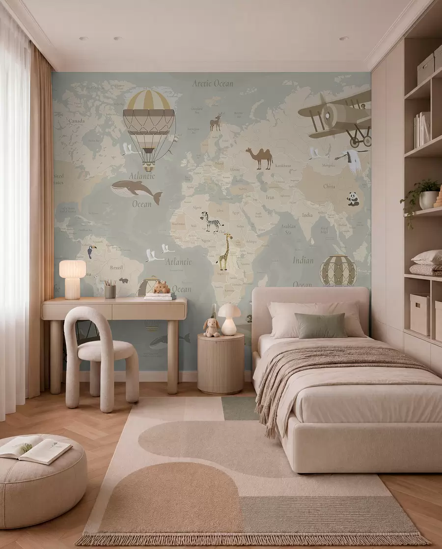 wall murals Little Sky Atlas c00003en