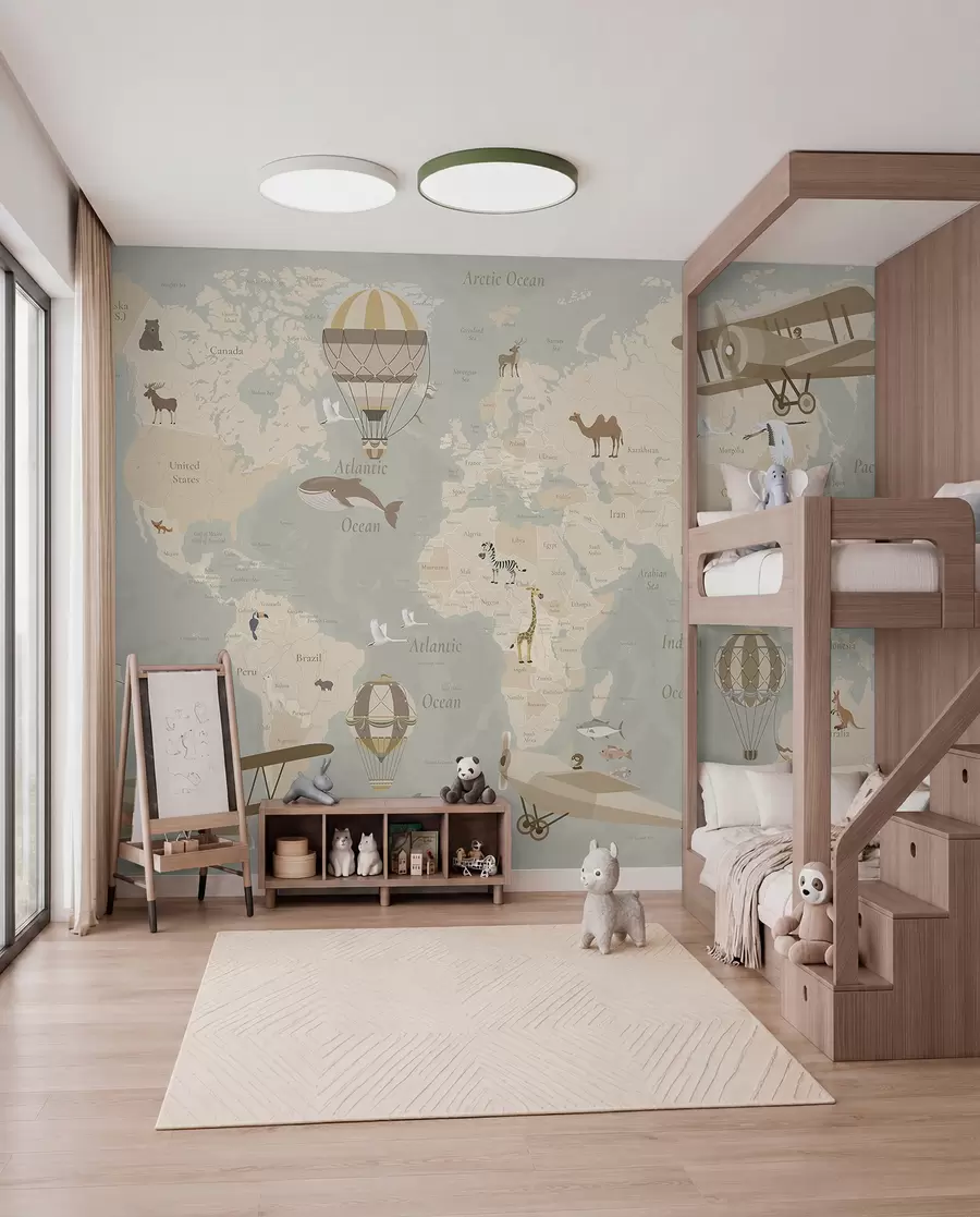 wall murals Little Sky Atlas c00003en