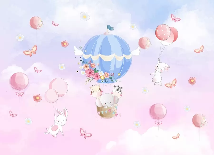 wall murals Fairytale animals w04761