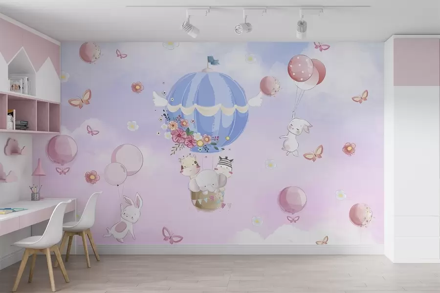 wall murals Fairytale animals w04761