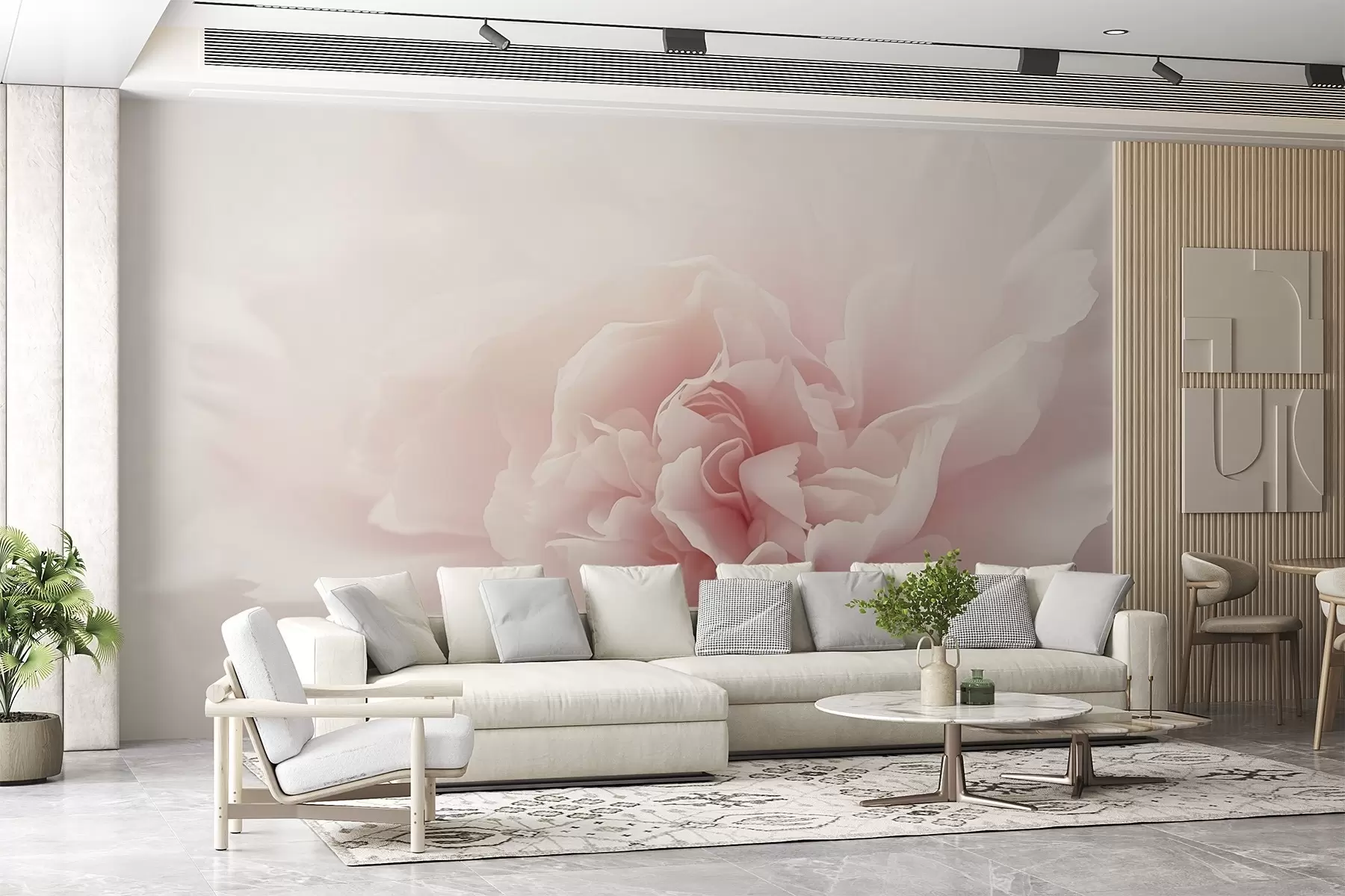 wall murals Petals, large flower w04891