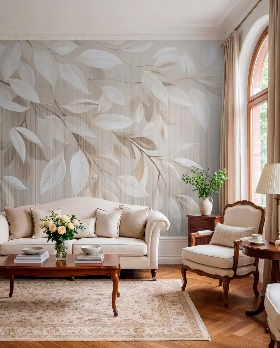 wall murals Ivory Boughs from Above w04903