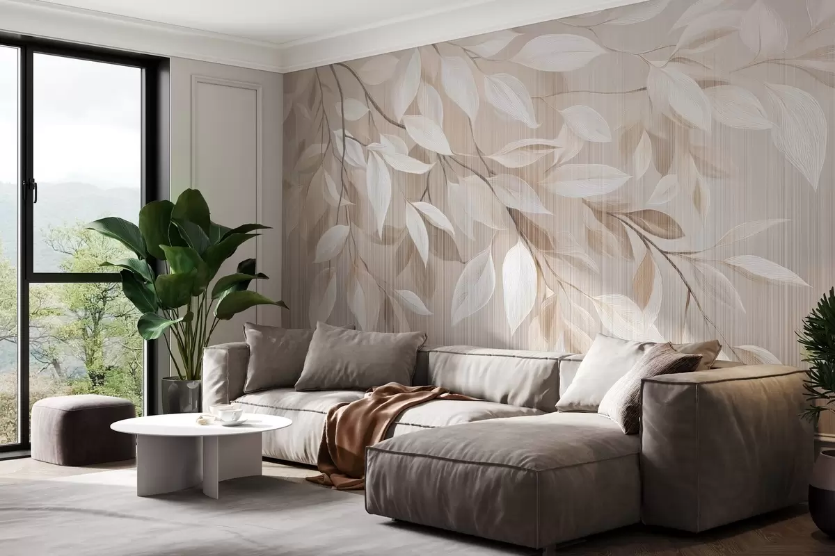 wall murals Hanging tree branch w04903