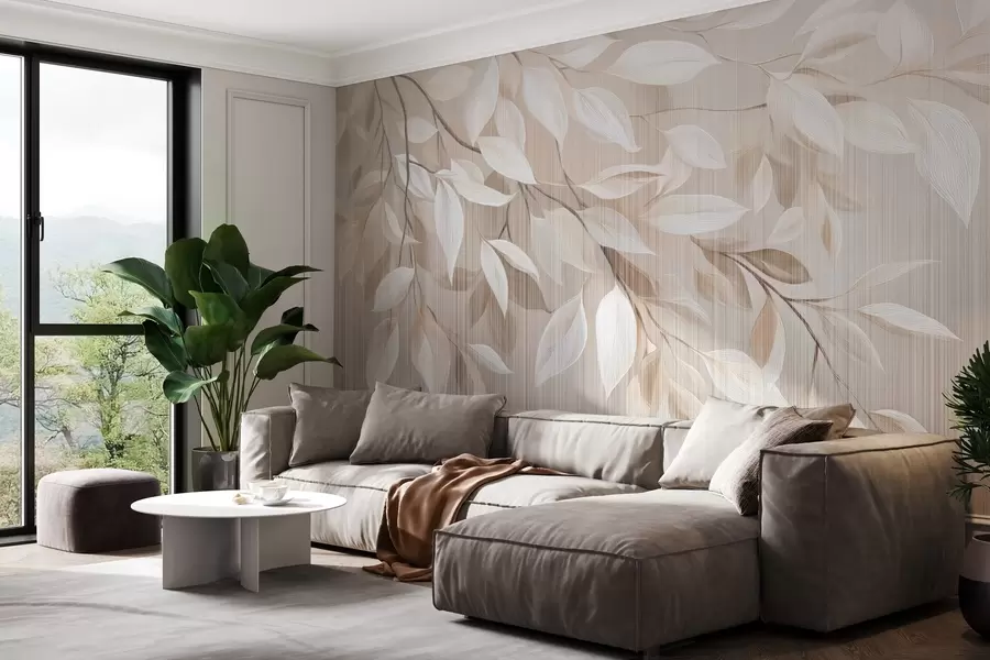 wall murals Hanging tree branch w04903