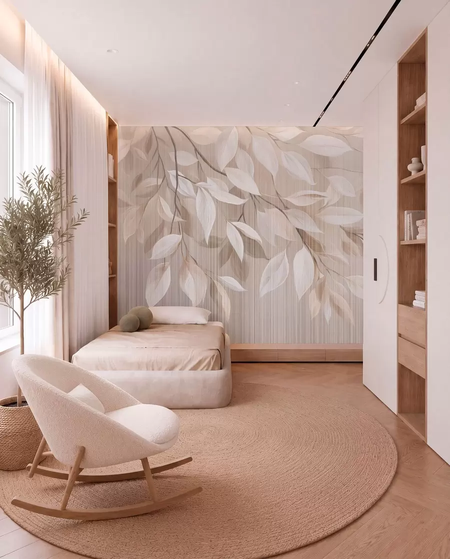 wall murals Ivory Boughs from Above w04903
