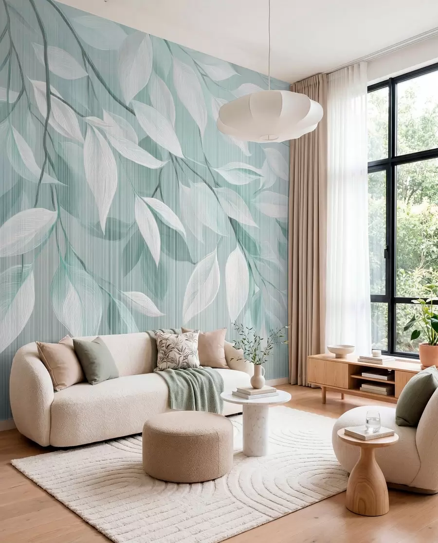 wall murals Hanging tree branch w04903v1