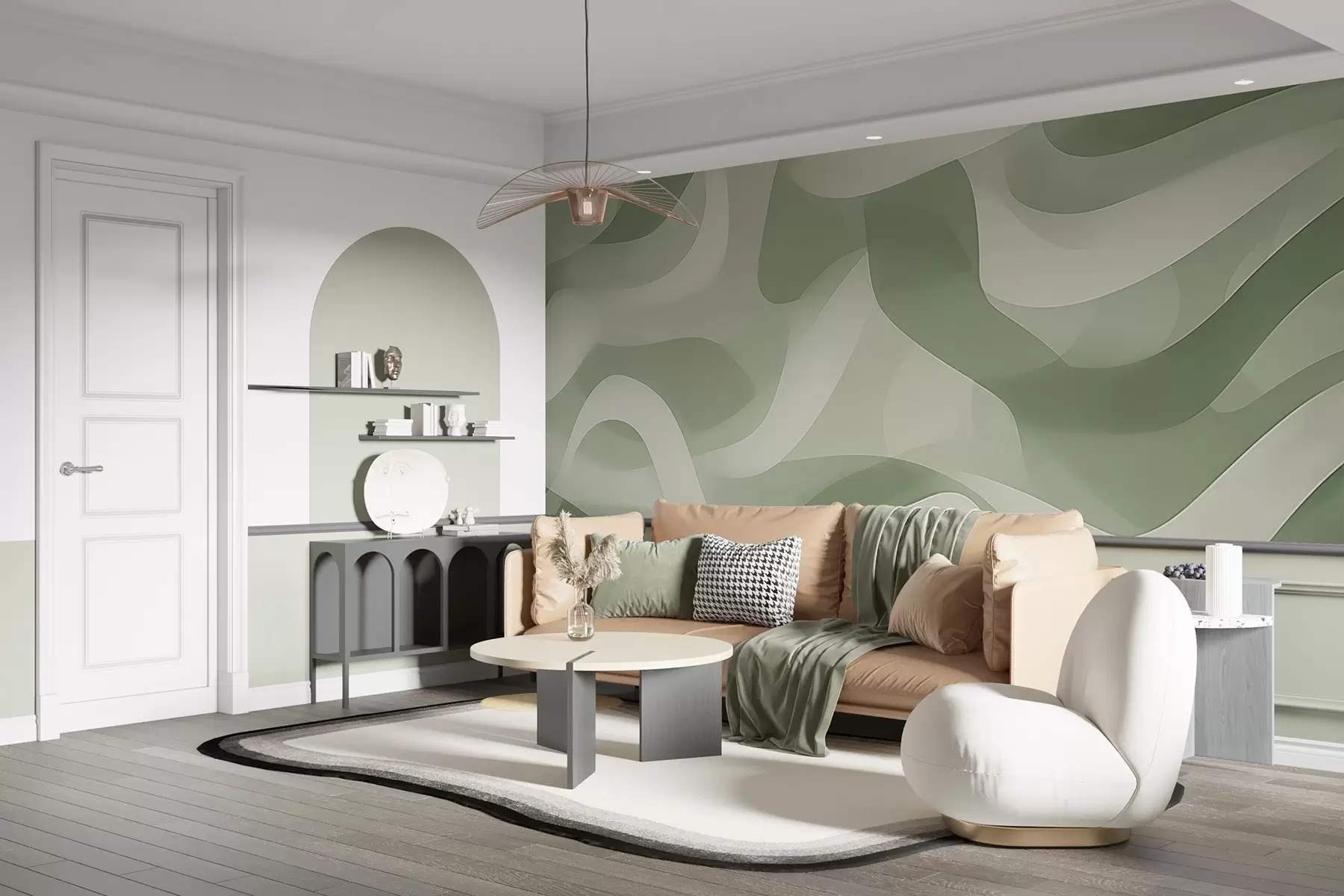 wall murals Abstract waves w04888