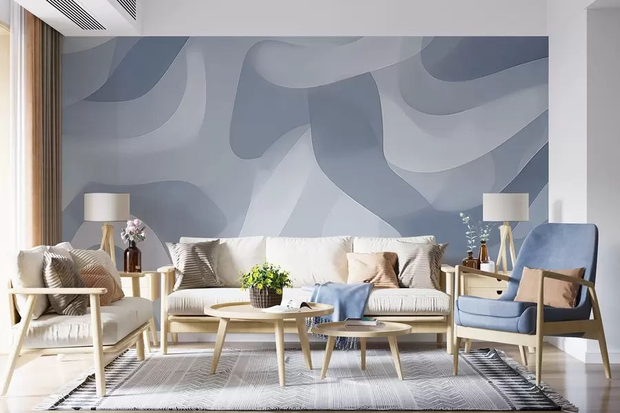 wall murals Abstract waves w04888v2
