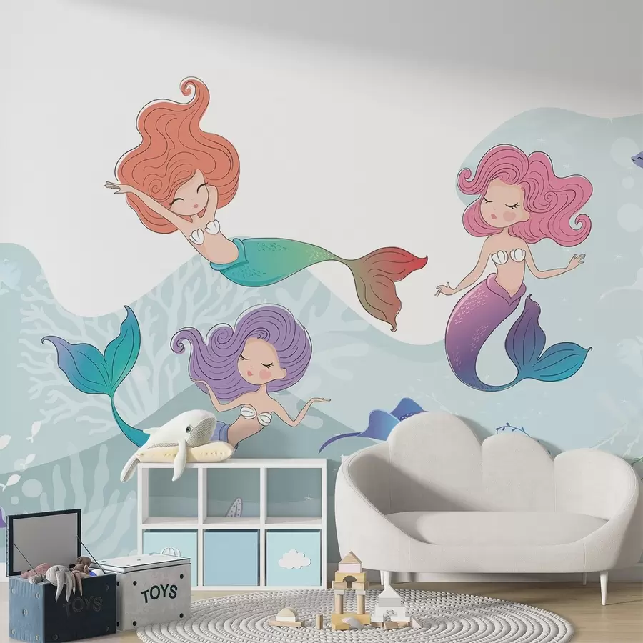 wall murals Mermaids w04908