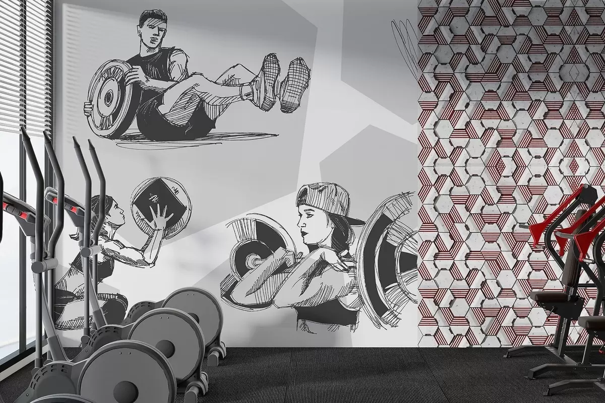 wall murals Athletes w04909v2