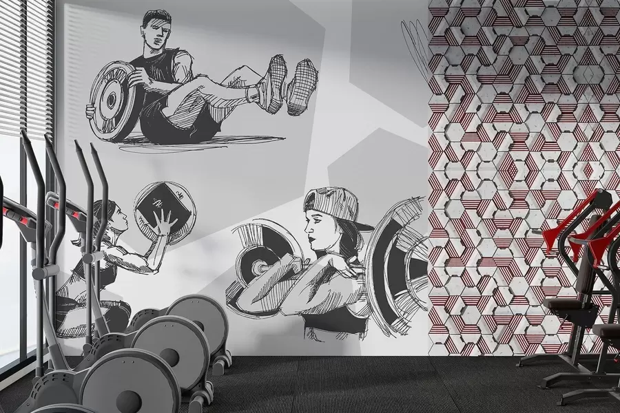 wall murals Athletes w04909v2