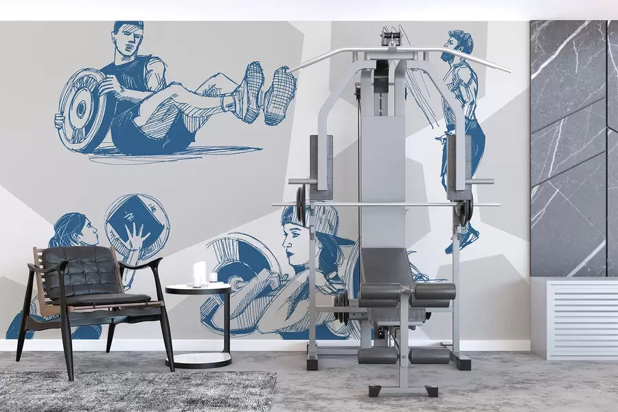 wall murals Athletes w04909