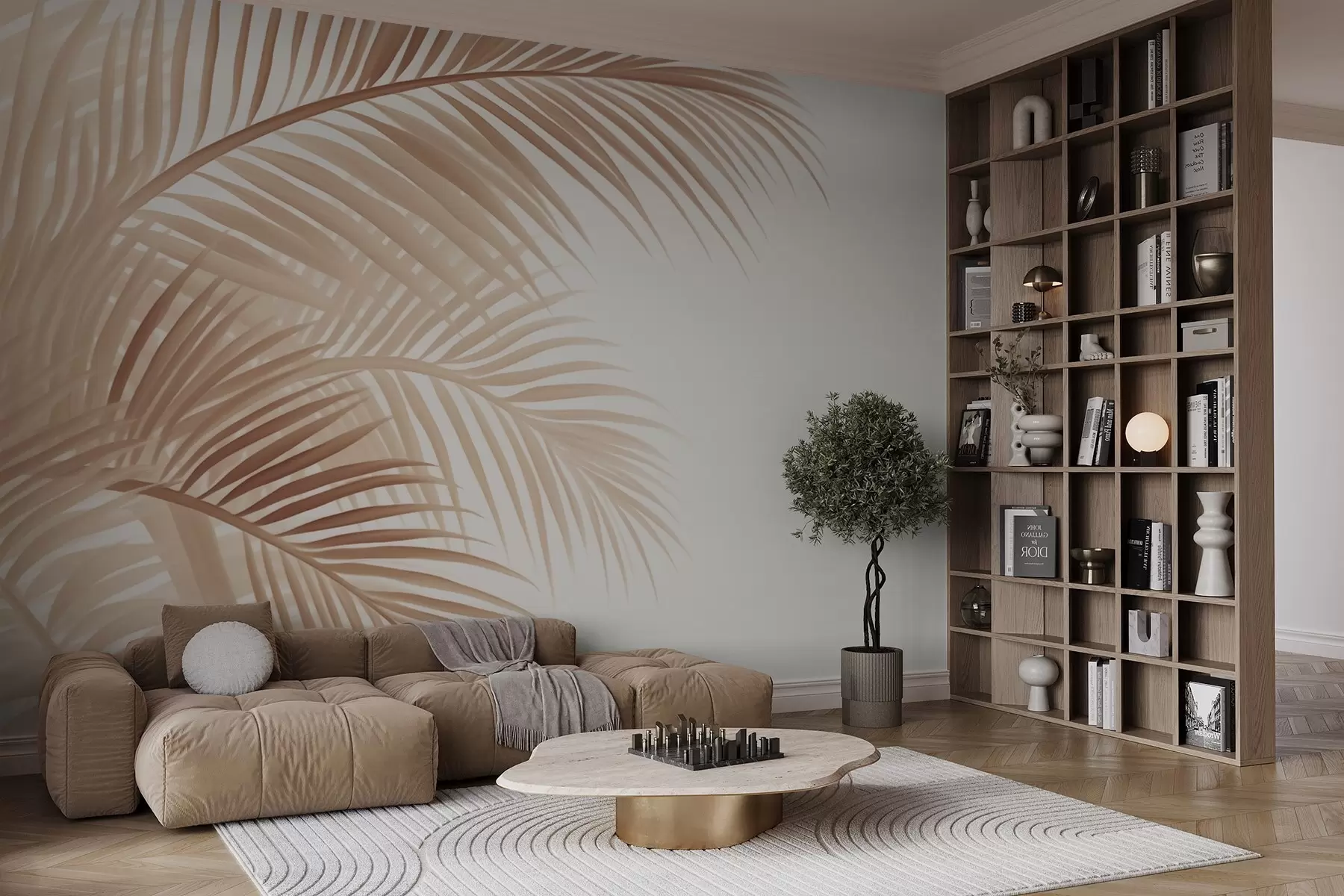 wall murals Fern leaves w04884