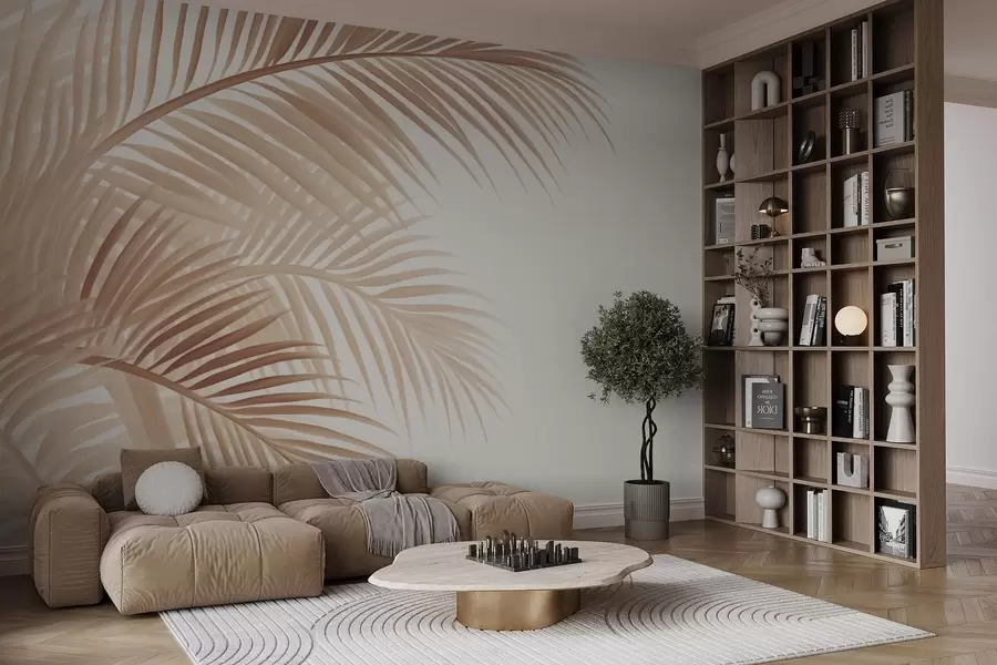 wall murals Fern leaves w04884