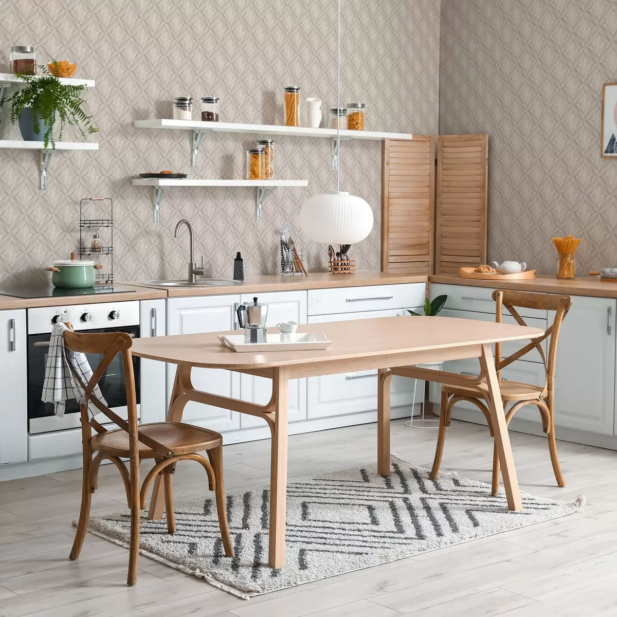 Wallpaper Light squares with crossing soft diagonal strokes a00984