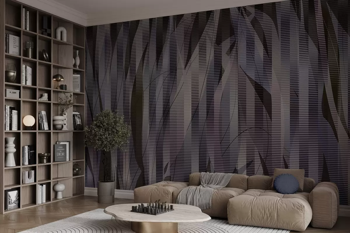 wall murals Intertwining elements w04945v1