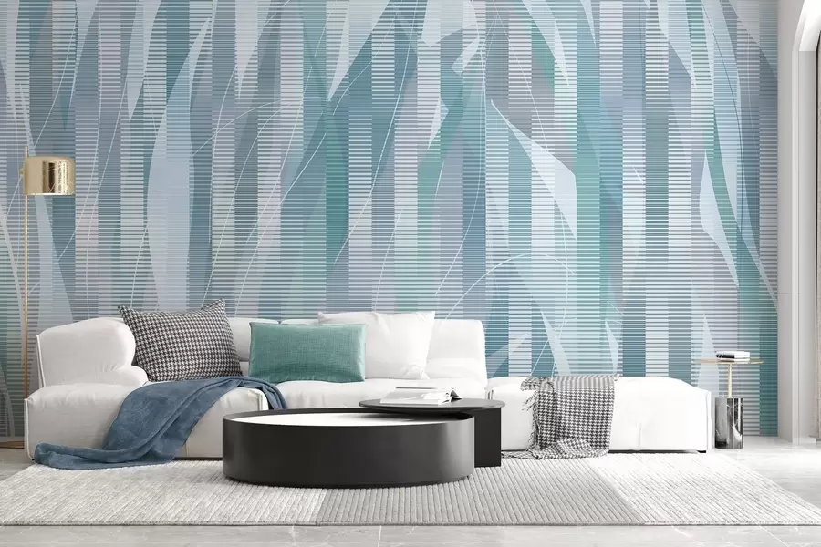 wall murals Intertwining elements w04945v3